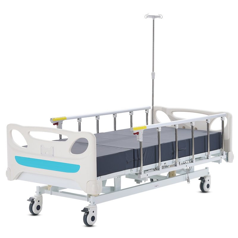 Full Electric Adjustable Hospital Bed with Side Rails