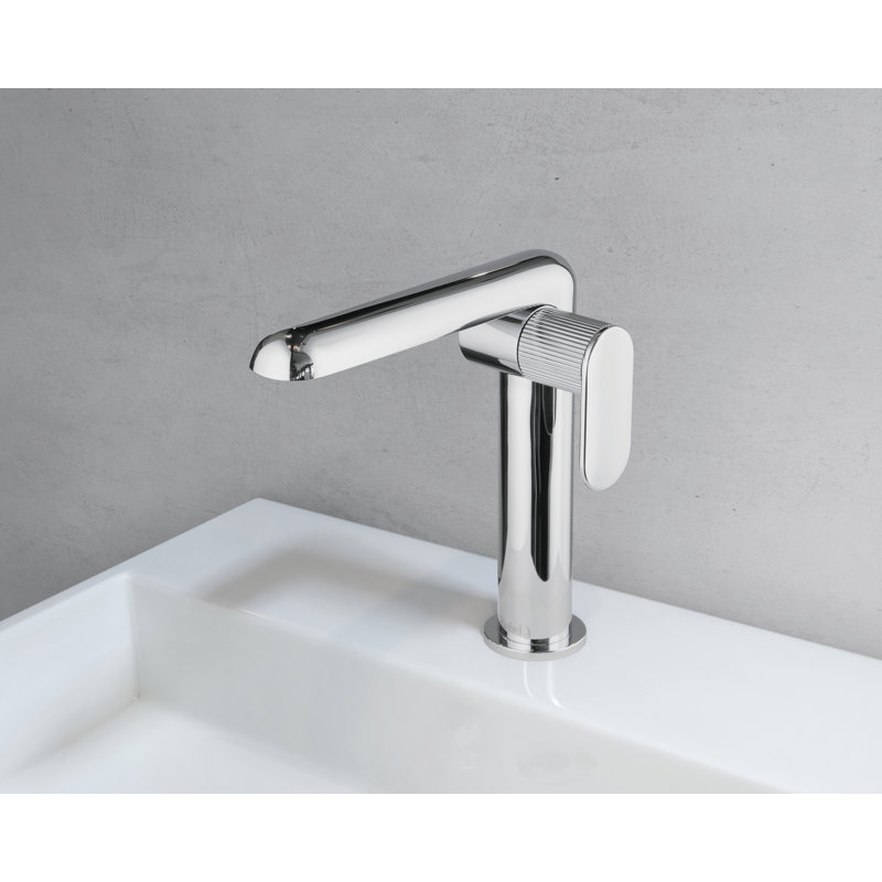 Robinet de salle de bain monotrou avec drain Ciclo ™, Chrome brossé