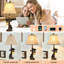 Lorain 26" Dimmable Rustic Resin USB-A/C Table Lamp with Night Light