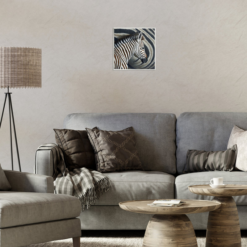 «Keeping Close Zebra Stripes», plaque murale par Jeremy Paul