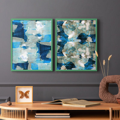 Impasto I-Premium Framed Print -Ready to Hang - No Nails Required - No Nails Required