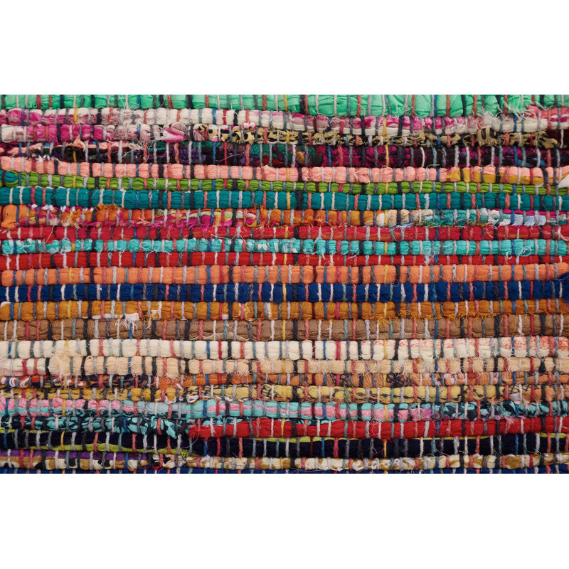 Ensemble de tapis abstraits faits à la main à tissage plat rouge / noir / vert, Rectangulaire 3 pi x 5 pi