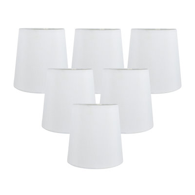 Faux Silk Taper Lamp Shade