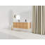 Meuble-lavabo mural avec lavabo en résine et 4 portes à fermeture douce-129462706