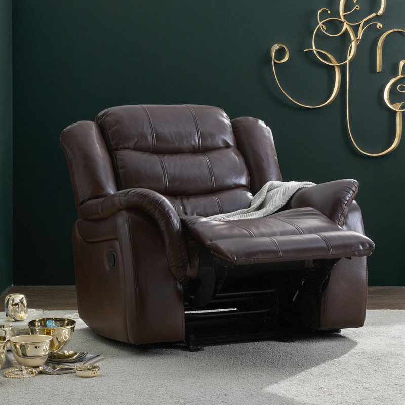 Fauteuil inclinable et surdimensionné Timeless, Brun