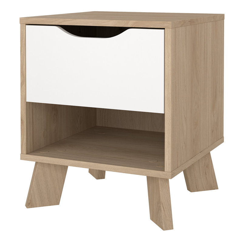 Ralfi 40.2cm W Manufactured Wood Bedside Table