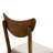 Bugrane Upholstered Side Chairs with Modern Shaped Back