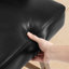 Swivel Upholstered Counter Stool with Solid Wood Frame