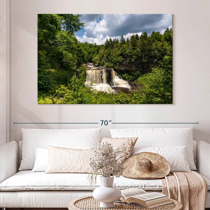 Alvord Blackwater Falls, 34" H x 51" W