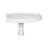 Madeline Threaded Drink Table White-64295792
