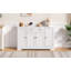 Modern Sideboard with Drawer & Adjustable Shelves, Tip-Over Protection for Kitchen/Living/Bedroom Storage-124830063