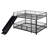 Loft Bed With L-Shape Desk And Wardrobe-1208870774-1208870761