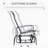 Patio Glider Seat, Beige - Smooth Rocking Mechanism, Heat- Fabric, Stable From , Lightweight And Easy To Carry, Breathable,