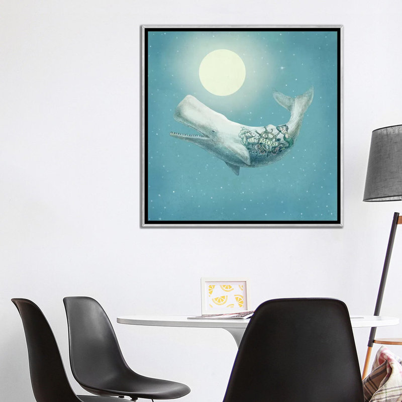 «Far and Wide II» par Eric Fan - reproduction d'art, Aucun mat, H 37 po x l 37 po x P 1,5 po, Toile avec cadre argenté