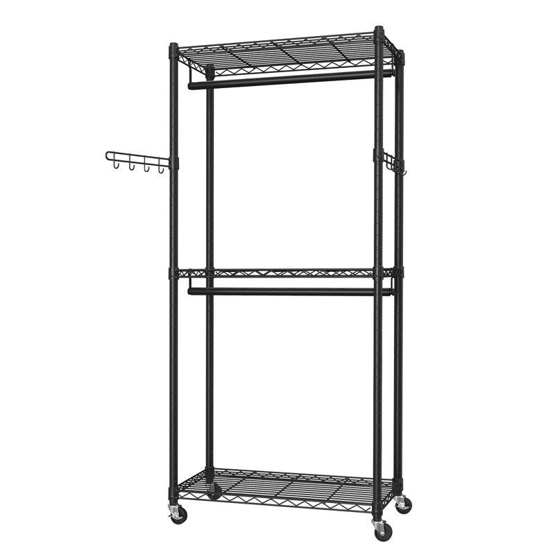 29.5-inch Wide Clothing Rack On Wheels