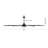 8 Aluminum Blades Industrial Ceiling Fan 3CCT 96inch 6-Speed Reversible Quiet DC Motor, Black-91062120-91132636