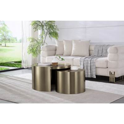 Wannetta Nesting Coffee Table by Everly Quinn