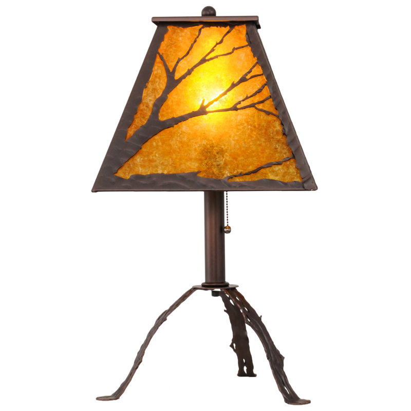 Rustic Lodge Tripod Table Lamp
