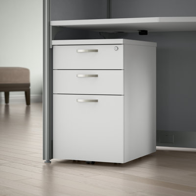 Office in an Hour 3-Drawer Mobile Vertical Filing Cabinet