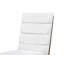 Ensemble de 2 chaises de salle à manger en noyer et capitonnées