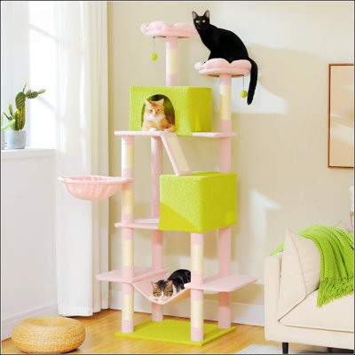 Cat Tree,71-Inch Large Cat Tower