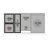 ILVE Nostalgie II 48 in Dual Fuel Range, 5 Burner, Griddle, Frenchtop-99298752-99298753