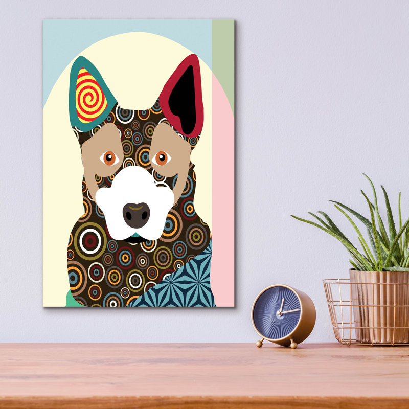 «Bouvier australien» par Lanre Adefioyue, H 16 po x l 12 po x P 0,13 po
