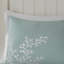 Housse de couette très grand / très grand - 100% coton avec broderie corail et bordure découpée-128745246