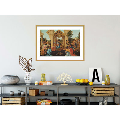 The Adoration of the Magi by Sandro Botticelli - Framed Giclee Print