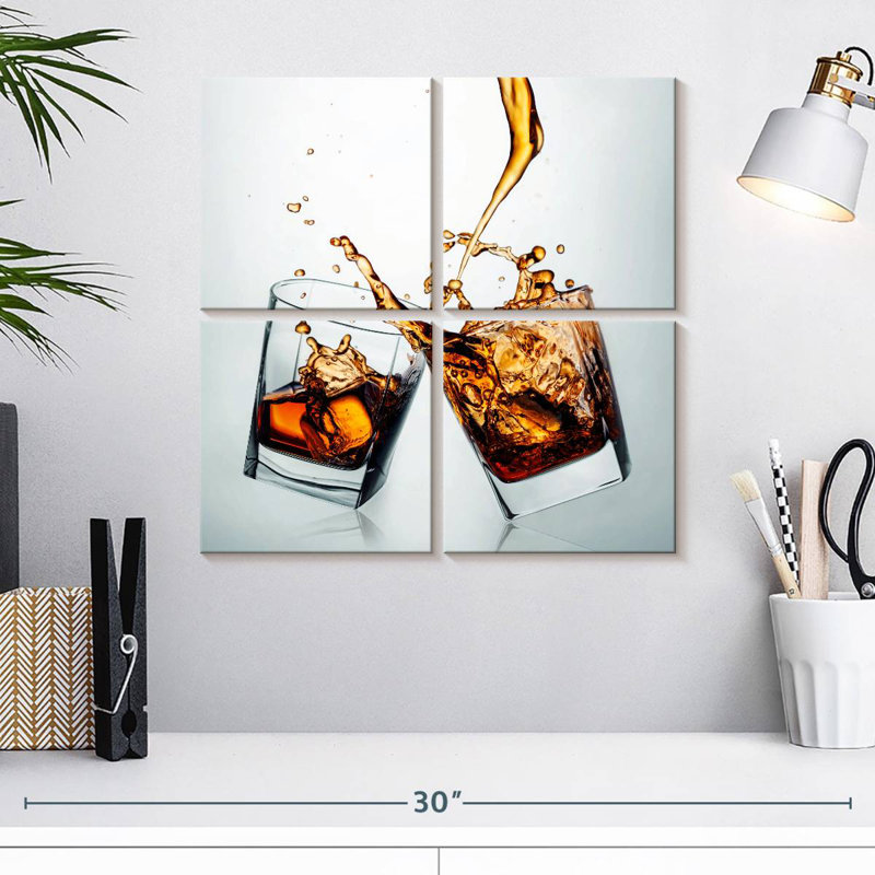 Yarlin éclaboussant des boissons de whisky, H 18 po x l 18 po