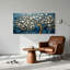 Ensemble de 1 tableau sur toile représentant un arbre floral-129347761-129347762