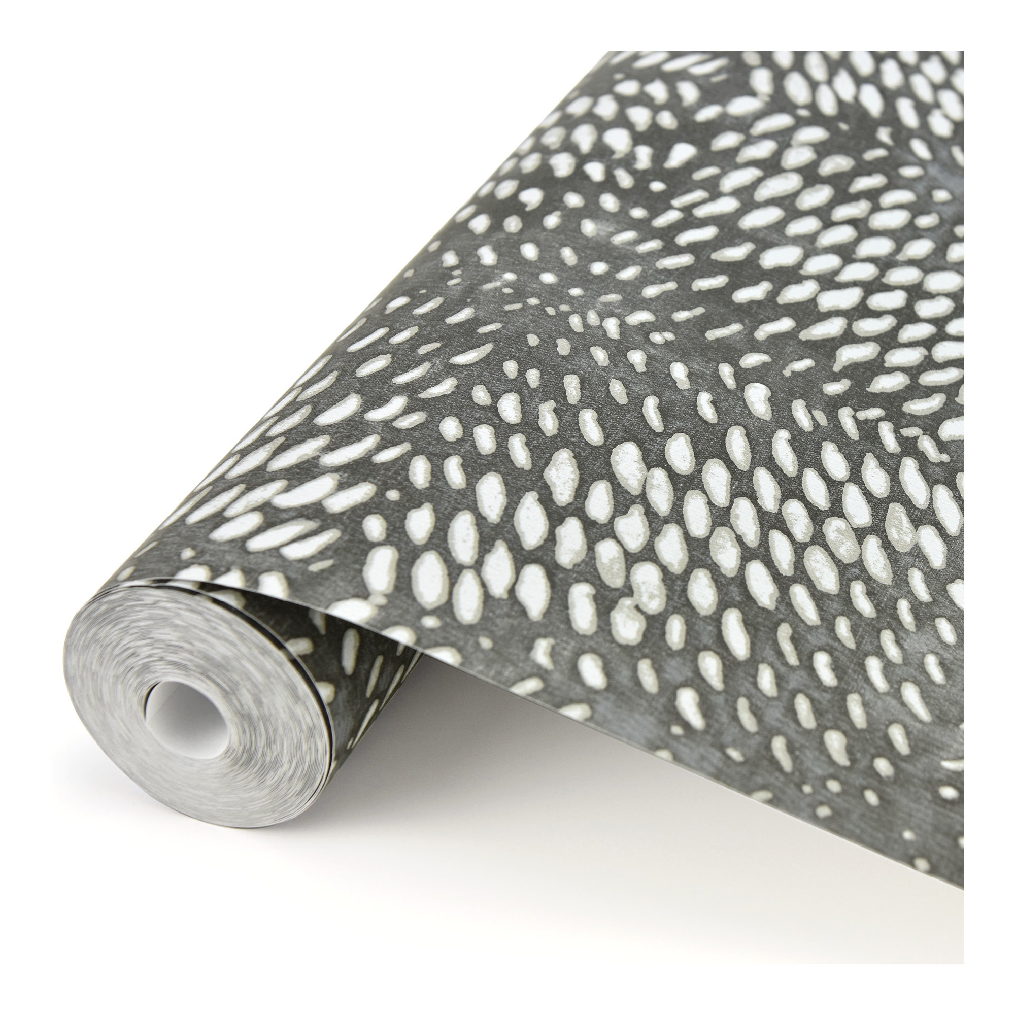 Bardwell Geometric Roll, Pewter