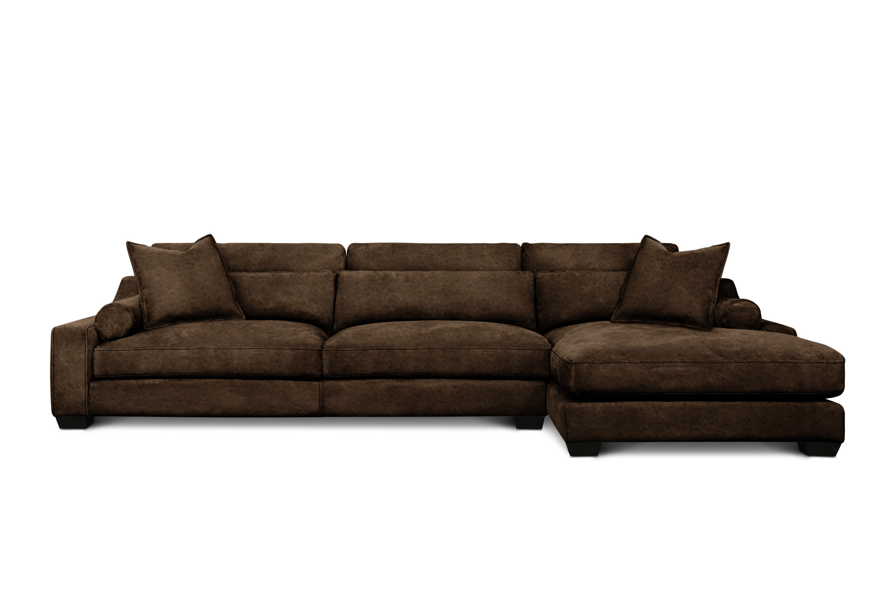 Eleanor Rigby Montecarlo 2 Piece Leather Sectional Wayfair