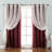 Tulle Polyester Room Darkening Curtain Panels-20297529-20452292