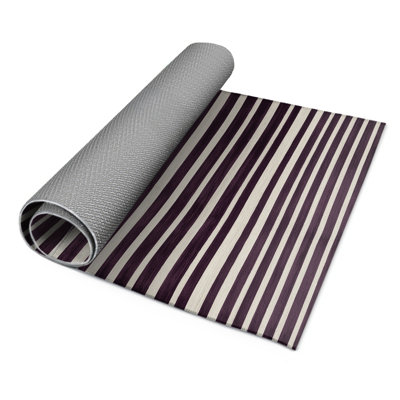 Tapis intérieur / extérieur brun HorizontalStripes