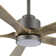 Bascio 5 - Blade LED Standard Ceiling Fan with Remote Control and Light Kit Included