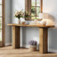 Console en bois de 63 pouces, table d'entrée de style campagnard, table de canapé longue pour vestibule, couloir, entrée,