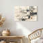 Art mural sur toile, bouquet de fleurs blanches dans des tons neutres-1144490615