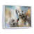 Cadre flottant blanc