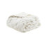 Couette en coton chenille 3 pièces double / grand, chic et blanc avec attaches et couvre-boutons-125962711-125962710