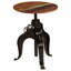 Goodwater Round Solid Wood Top Metal Base Dining Table-377968989-377968986