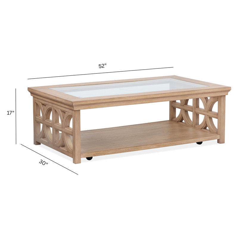 Rectangular Shelf Cocktail Table
