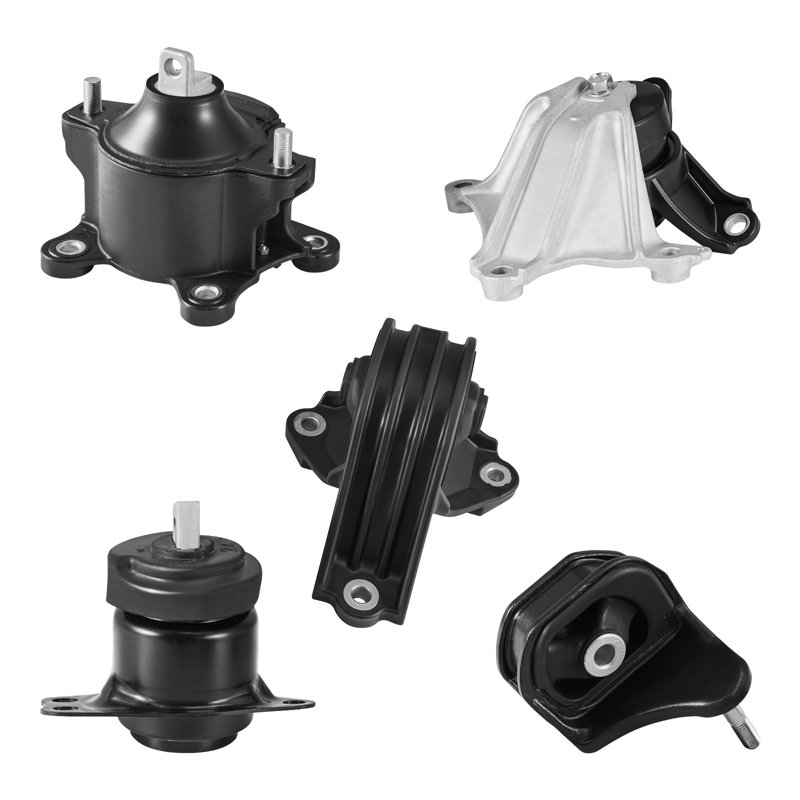 Moteur - Ensemble de 5 pièces de remplacement de support de moteur et de transmission, compatible avec le modèle L4 de 2,4 L de 2013-2017, remplace le OE # A65072 A65054 A65040 A65068 A65071, support sécuritaire