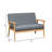 Upholstered 45'' Loveseat-1442999074