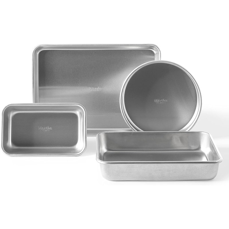 Ensemble de plats de cuisson en aluminium 4 pièces Martha Stewart
