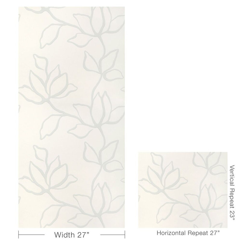 Floral Sketch Wp - Sage, Mist