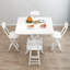 Minott 45.5cm H Folding Cantilever Chair in White-1802671722