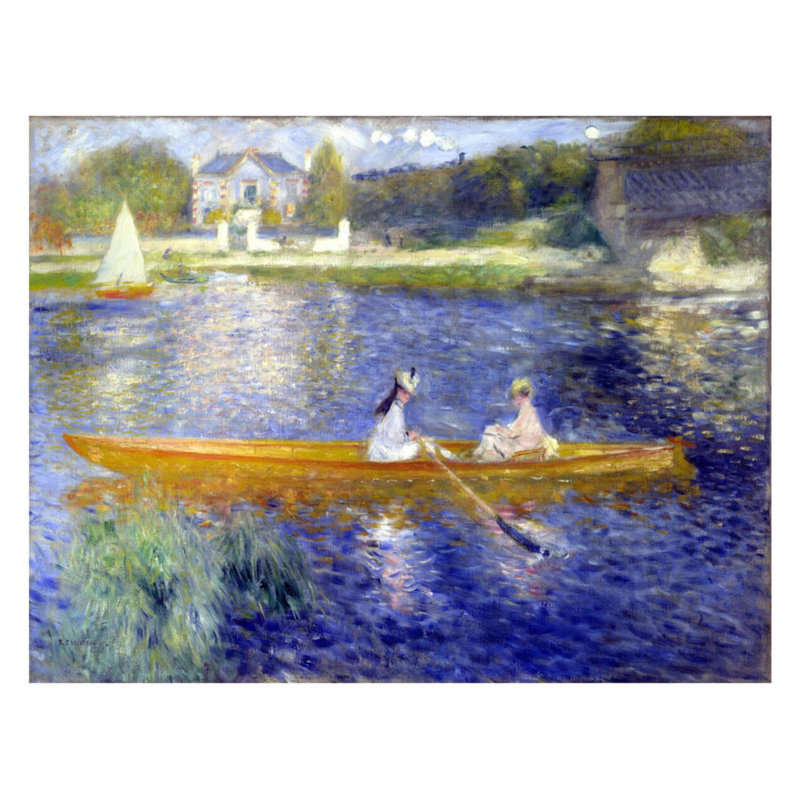 «The Skiff (La Yole)» par Pierre-Auguste Renoir - Estampe numérique, H 22 po x l 28 po