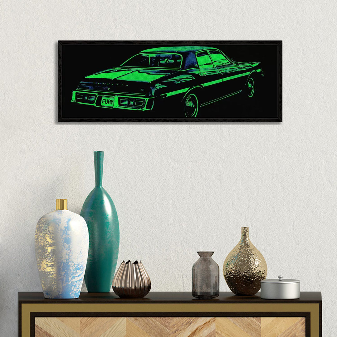 Caddy Fury von 5by5collective - Panoramaleinwand auf Leinwand Giclée auf Leinwand