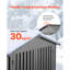 6 x 4 FT Metal Garden Shed Outdoor Storage Shed with 4 Louver Vents Grey